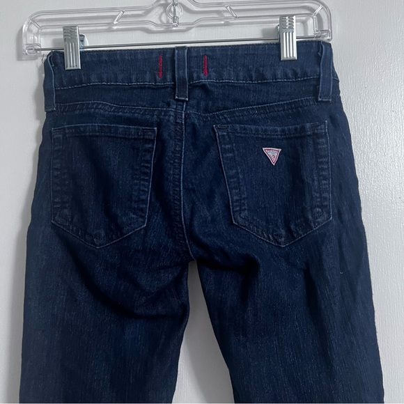 GUESS Dark Wash Sarah Medium Rise Skinny Jean - Size 24 - Picture 9 of 12